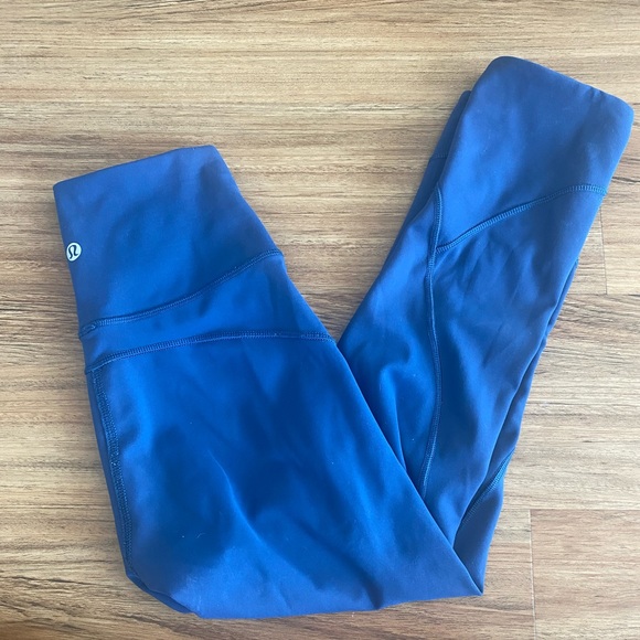 Lululemon In Movement Everlux Leggings Blue Size 2 - Picture 12 of 13